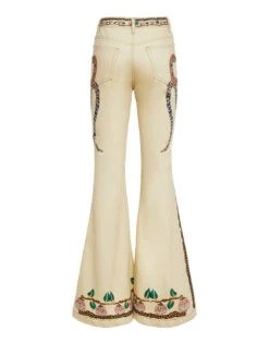 Superflare Jeans Eve Ecru In Denim -Fashion Clothing TRO0126DEN001EEC01 BR05 6