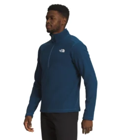 The North Face Textured Cap Rock ¼Zip Pullover -Fashion Clothing The North Face Textured Cap Rock Zip Pullover SHADYBLU 2 61694.1711484855