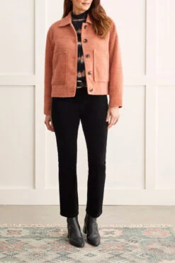 Tribal Button Front Jacket -Fashion Clothing Tribal Button Front Jacket COPPER 3 83462.1710521212