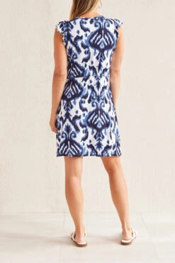 Tribal Drawcord Waist Dress -Fashion Clothing Tribal Drawcord Waist Dress SEASAPPH 2 57837.1712761921