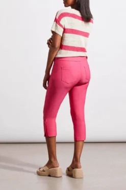 Tribal Flatten It Pull On Capri -Fashion Clothing Tribal Flatten It Pull On Capri RASPBERR 2 63350.1712759235