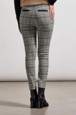 Tribal Pull On Plaid Ankle Pant -Fashion Clothing Tribal Pull On Plaid Ankle Pant BLACK 2 47275.1710520182
