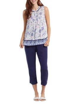 Tribal Sleeveless Blouse -Fashion Clothing Tribal Sleeveless Blouse FLAMINGO 1 52697.1711659167