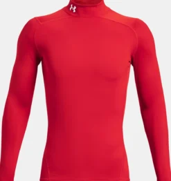 Under Armour UA® ColdGear® Compression Mock -Fashion Clothing UA ColdGear Compression Mock RED 1 08610.1710856414