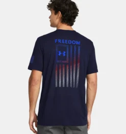 Under Armour UA® Freedom Flag Gradient T-Shirt -Fashion Clothing UA Freedom Flag Gradient T Shirt MIDNIGHT 3 46622.1711562224