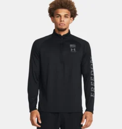 Under Armour UA® Freedom Tech™ ½ Zip 15 Under Armour UA® Freedom Tech™ ½ Zip -Fashion Clothing UA Freedom Tech Zip BLACK 2 04240.1712845401