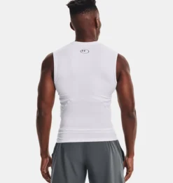 Under Armour UA® Heatgear® Sleeveless Top -Fashion Clothing UA Heatgear Sleeveless Top WHITE 3 55085.1715109804