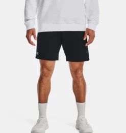 Under Armour UA® Men's Rival Fleece Shorts -Fashion Clothing UA Men s Rival Fleece Shorts BLACK 2 09694.1711490344