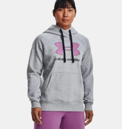 Under Armour UA® Rival Fleece Big Logo Hoodie 7 Under Armour UA® Rival Fleece Big Logo Hoodie -Fashion Clothing UA Rival Fleece Big Logo Hoodie STEEL 2 00953.1710523274