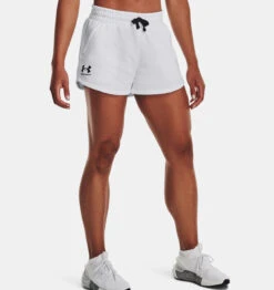 Under Armour UA® Rival Fleece Shorts - 1376257 -Fashion Clothing UA Rival Fleece Shorts WHITE 2 52891.1710522665