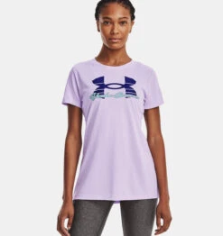 Under Armour UA® Tech™ Script Short Sleeve -Fashion Clothing UA Tech Script Short Sleeve NEBULAPU 2 58503.1710520417