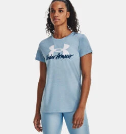 Under Armour UA® Tech™ Twist Graphic Short Sleeve -Fashion Clothing UA Tech Twist Graphic Short Sleeve BLIZZARD 2 69804.1710530891
