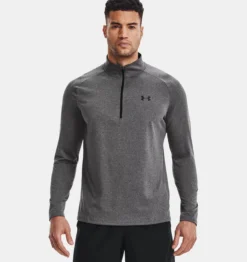 Under Armour UA® Tech™ ½ Zip Long Sleeve -Fashion Clothing UA Tech Zip Long Sleeve CARBONHR 2 06482.1712846931