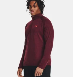 Under Armour UA® Tech™ ½ Zip Long Sleeve -Fashion Clothing UA Tech Zip Long Sleeve MAROON 2 75093.1712846922