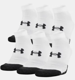 Under Armour Unisex Low Cut Sock 6-Pack 8 Under Armour Unisex Low Cut Sock 6-Pack -Fashion Clothing Under Armour Unisex Low Cut Sock 6 Pack WHITE 2 37768.1710522552