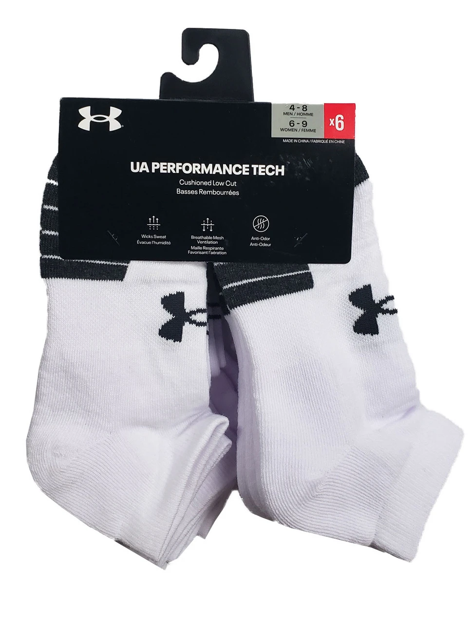 Under Armour Unisex Low Cut Sock 6-Pack 1 Under Armour Unisex Low Cut Sock 6-Pack