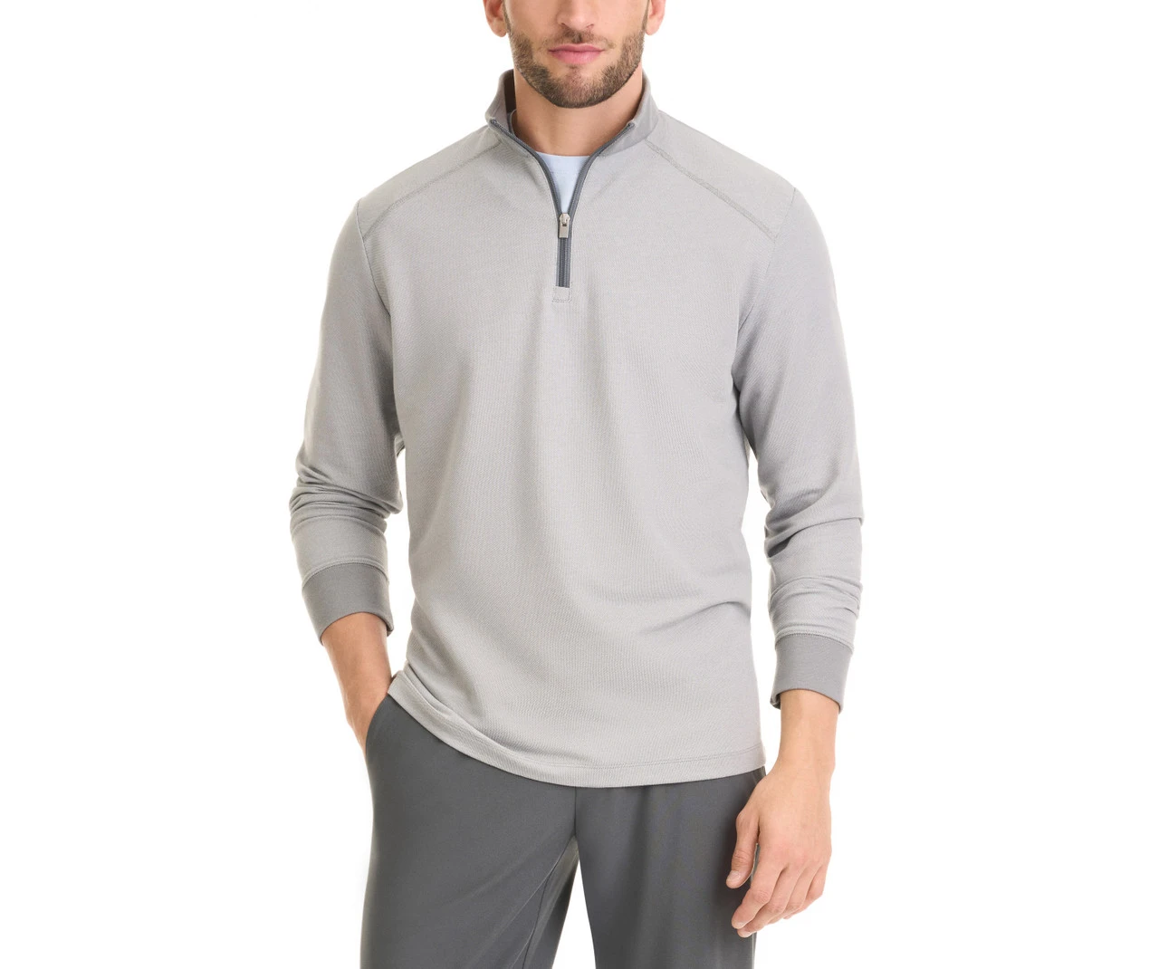 Van Heusen Essential Stain Shield 1/4 Zip 4 Van Heusen Essential Stain Shield 1/4 Zip - Image 4