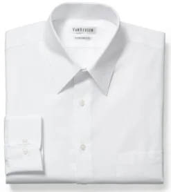 Van Heusen Poplin Dress Shirt - White