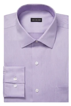 Van Heusen Regular Fit Ultra Flex Dress Shirt - 20F8697 -Fashion Clothing Van Heusen Regular Fit Ultra Flex Dress Shirt 20F8697 LAVENDER 1 00750.1711483212