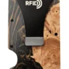Wooden Element RFID Wallet - Black Gold