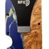 Wooden Element RFID Wallet - Royal Blue Gold White
