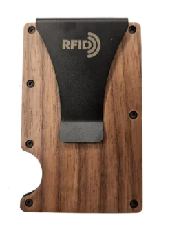 Wooden Element RFID Wallet - Walnut