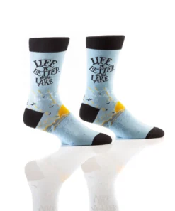YO Sox Men's Better At The Lake Socks