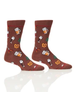 YO Sox Men's Brews And Bites Socks