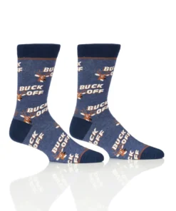 YO Sox Men's Buck Off Socks