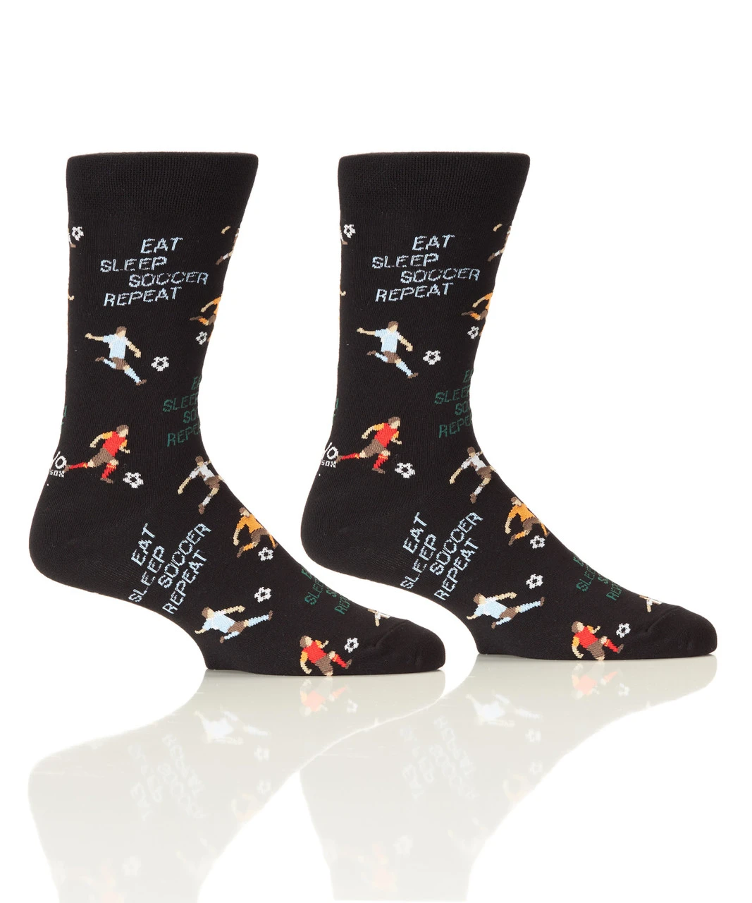 YO Sox Men's Eat Sleep Soccer Socks 1 YO Sox Men's Eat Sleep Soccer Socks